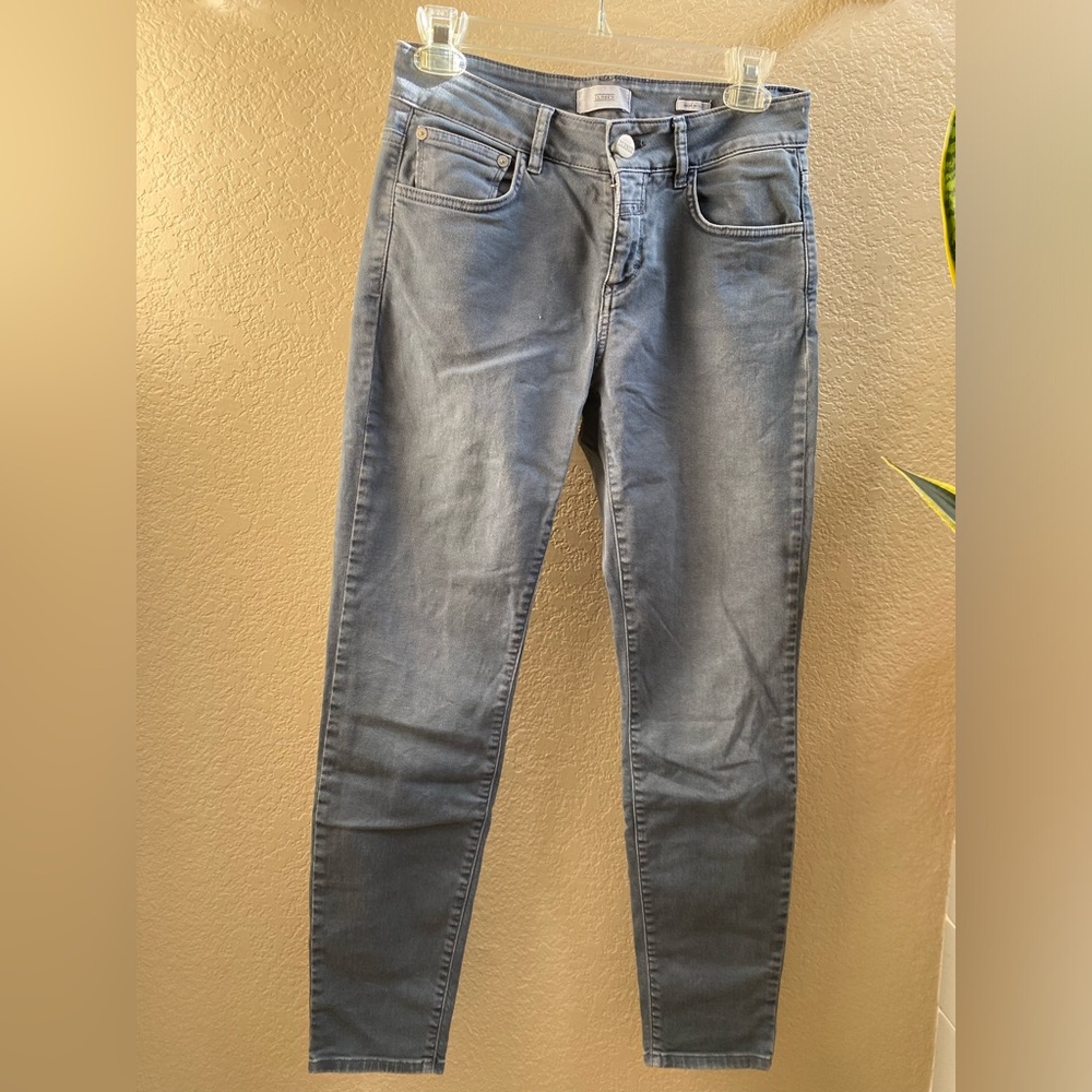 Closed Women's Skinny Jeans in Washed Gray-Blue size 27
